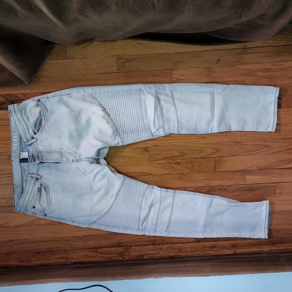 Blue Biker Jeans